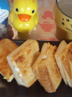 牛乳多量レシピ玉子プリンちトースト-レシピのメイン写真