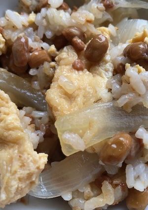 納豆と肉なし親子丼-レシピのメイン写真
