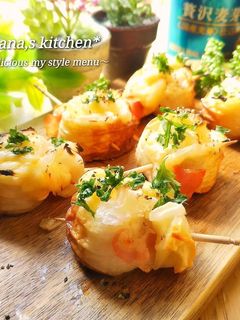 くるくる竹輪のオニオンマヨネーズ焼き♥️-レシピのメイン写真