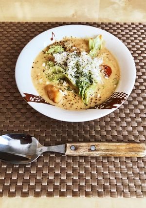 残り物でなんちゃってカレーリゾット-レシピのメイン写真