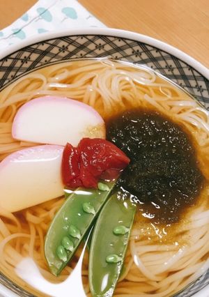 稲庭うどん(温)-レシピのメイン写真