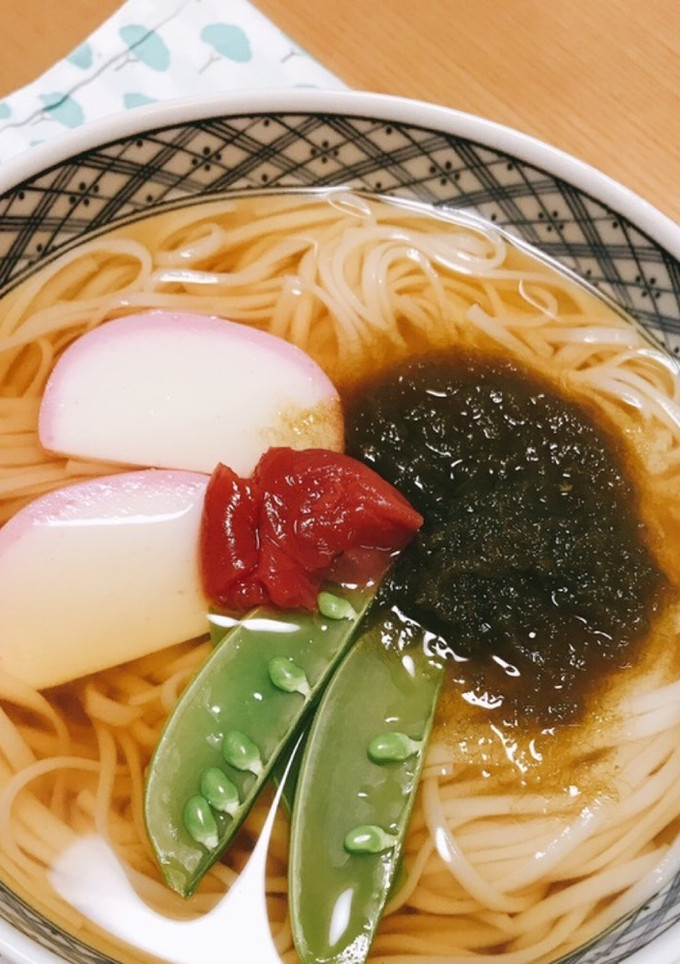 稲庭うどん(温)-レシピのメイン写真