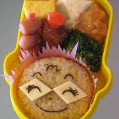 メロンパンナちゃん弁当（キャラ弁）-レシピのメイン写真