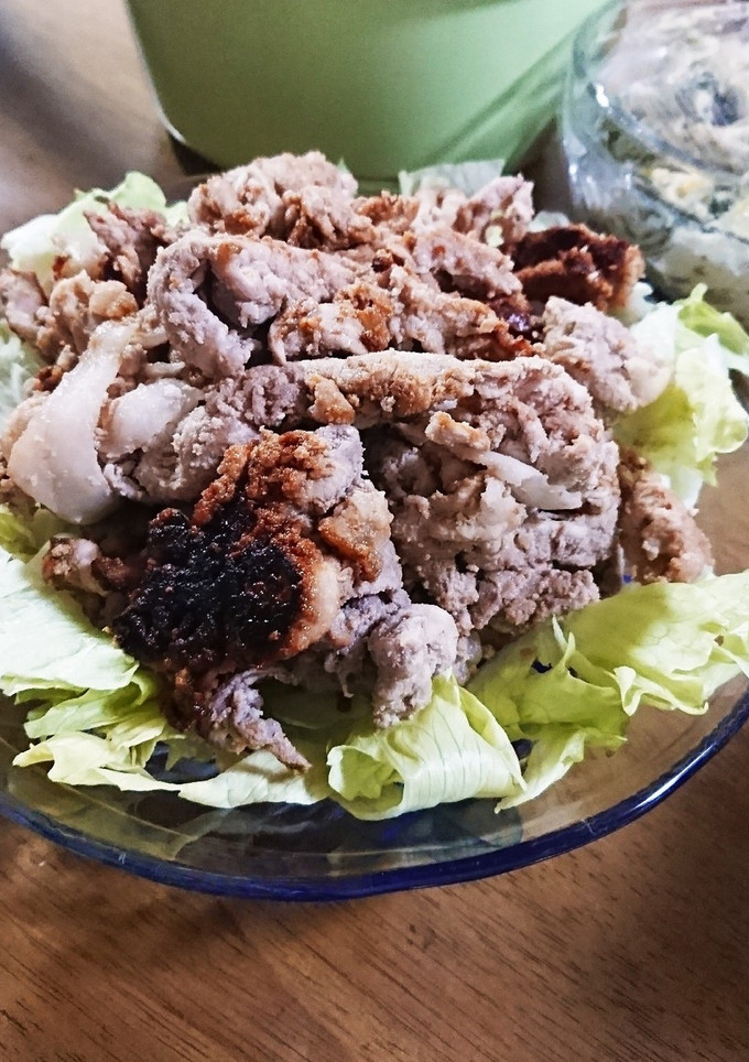 簡単☆豚こま切れ肉りんご炒め-レシピのメイン写真