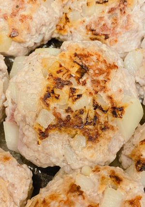 簡単◎豚ひき肉のハンバーグ-レシピのメイン写真