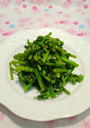 春の味♪アスパラ菜のマヨソテー-レシピのメイン写真