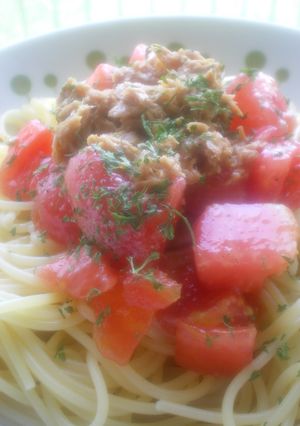 ◆トマトとツナの夏パスタ◆-レシピのメイン写真