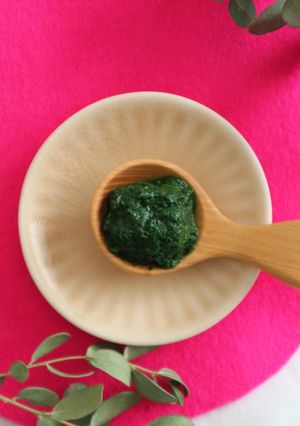 【離乳食初期】小松菜の昆布だし煮-レシピのメイン写真