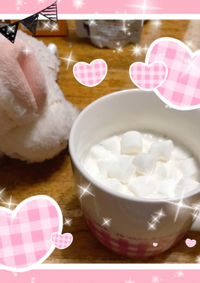 ふわふわマシュマロ♡ほっとみるく-レシピのメイン写真