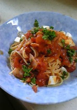 トマトとモッツァレラチーズのパスタ-レシピのメイン写真