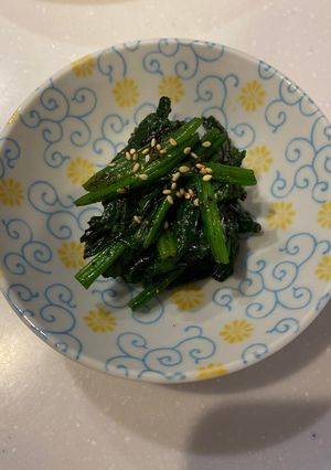 余りがちな海苔佃煮で★ほうれん草胡麻和え-レシピのメイン写真