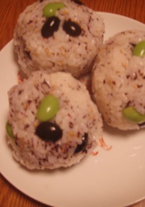 ゆかり豆おにぎり-レシピのメイン写真