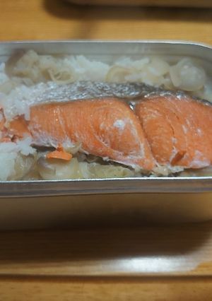 塩鮭ご飯（メスティン）-レシピのメイン写真