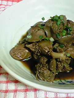 調味料1つ☆鶏レバーのウスターソース煮☆-レシピのメイン写真