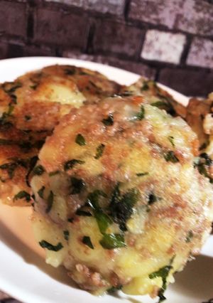 激うま！ひき肉と大葉のいももち-レシピのメイン写真