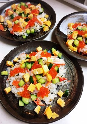 簡単！すしのこでバラちらし-レシピのメイン写真