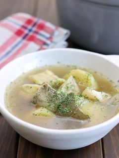 たらとじゃがいものニンニクスープ-レシピのメイン写真
