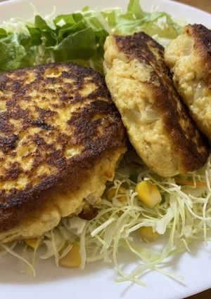 低カロリー！にんじん入り豆腐ハンバーグ！-レシピのメイン写真