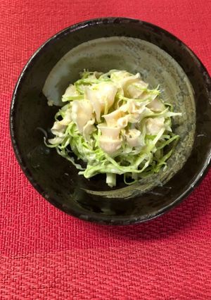 ほたてのひもサラダ-レシピのメイン写真