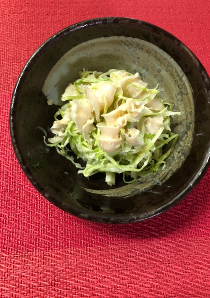 ほたてのひもサラダ-レシピのメイン写真