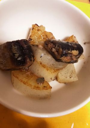 【炊飯器】いわし缶と大根の煮物-レシピのメイン写真
