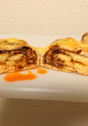 超簡単！10分でできる食べるラー油卵焼き-レシピのメイン写真