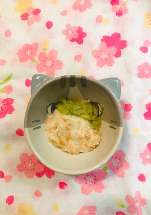 離乳食中期✩.*˚高野豆腐納豆のとろねば-レシピのメイン写真