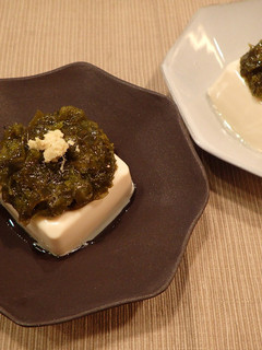 ツノマタたたき豆腐-レシピのメイン写真