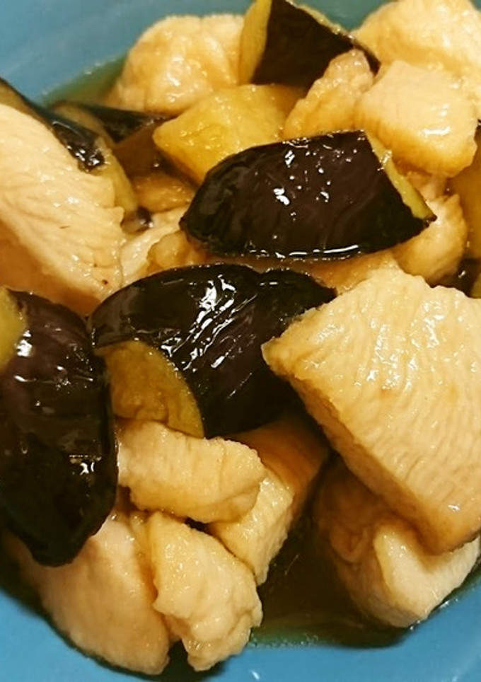 鶏むね肉とナスの揚げ浸し-レシピのメイン写真
