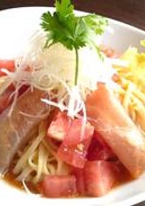 さっぱり★生ハムとトマトの中華冷麺-レシピのメイン写真