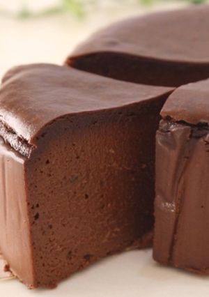 ベイクドチョコチーズケーキ-レシピのメイン写真