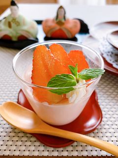 ひな祭りデザート★簡単いちごプリン-レシピのメイン写真