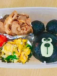 キャラ弁 海苔くまさん-レシピのメイン写真