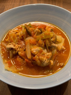 キャベツと鶏肉のトマト煮【バーミキュラ】-レシピのメイン写真