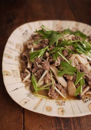 スパイスひき肉で♡きのこ蒸し-レシピのメイン写真