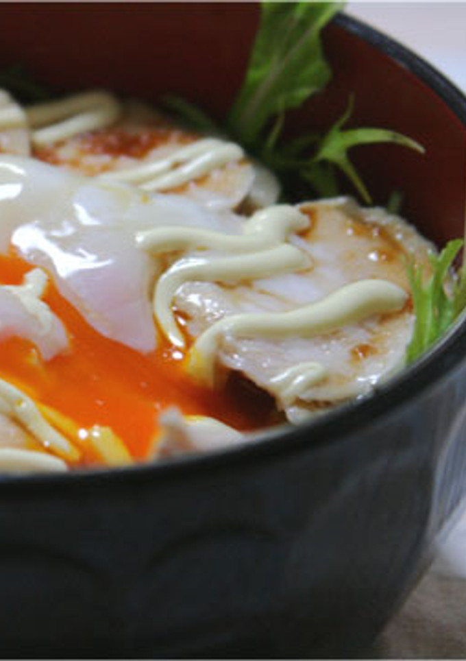 ☆とろ～り卵の蒸し鶏丼☆-レシピのメイン写真