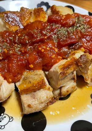 ファミレス風トマトガーリックソース-レシピのメイン写真