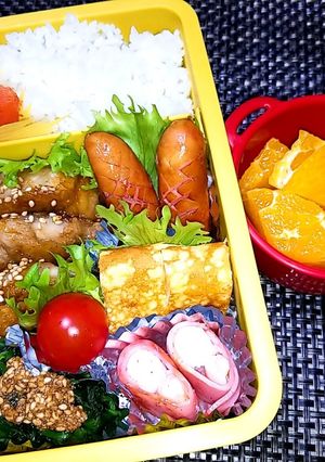 女子高生お弁当　161-レシピのメイン写真