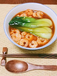 青梗菜の中華風餡掛けしょうゆラーメン-レシピのメイン写真