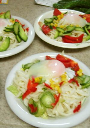 暑い夏に　サラダうどん-レシピのメイン写真
