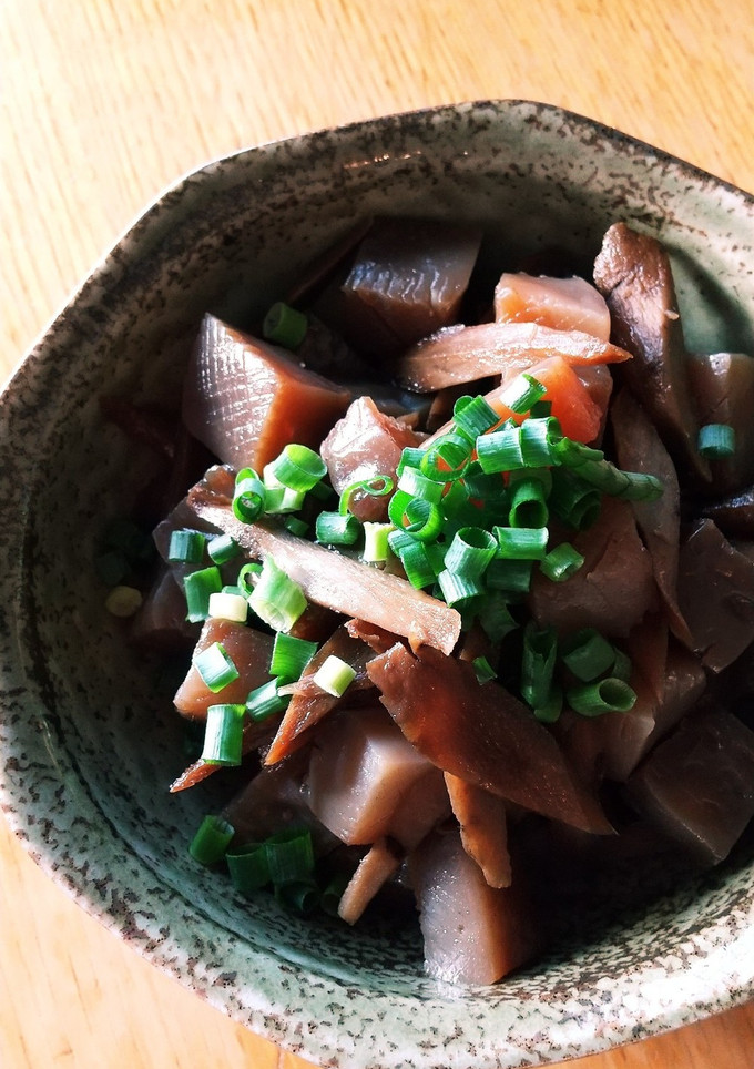 こんにゃく ごぼう 炒め煮-レシピのメイン写真