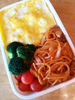 お弁当(2/25)ナポリタン-レシピのメイン写真