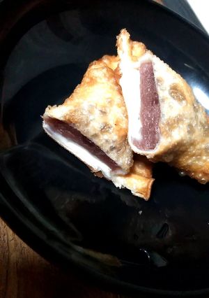 簡単）餃子の皮でクロワッサン鯛焼き風-レシピのメイン写真