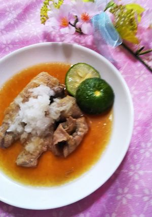 めんつゆで簡単★マグロのアラのみぞれ煮-レシピのメイン写真