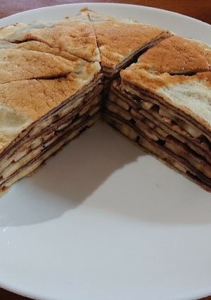 簡単！チョコバナナミルクレープ-レシピのメイン写真