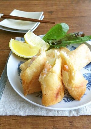 春野菜とえびのレモンクリーム春巻き-レシピのメイン写真