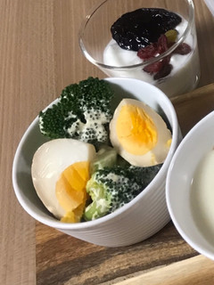 作り置き★酢醤油卵とブロッコリーのサラダ-レシピのメイン写真