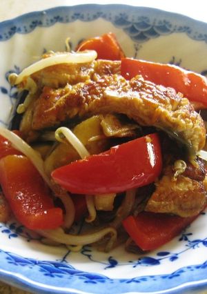 うなぎと野菜の炒め物-レシピのメイン写真
