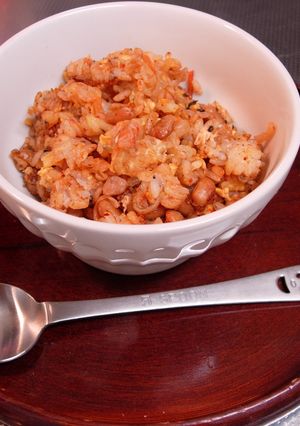 納豆・キムチ炒飯-レシピのメイン写真