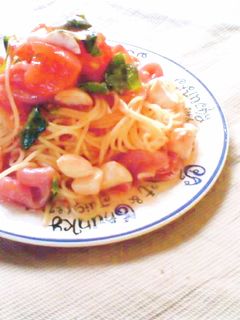 豪華で美味しい!!簡単トマトの冷製パスタ-レシピのメイン写真